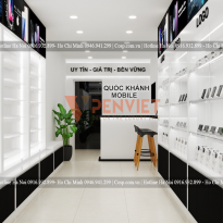 Thiết kế cửa hàng điện thoại Quốc Khánh Mobile